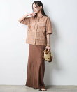 シアーチェックショート丈ブラウス<大きいサイズ有>シックスタイル