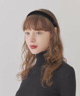 Chapeau d' O Chapeau d' O Velvet Thin Headband / シャポードオー オーバーライド ヘアアクセサリー カ…
