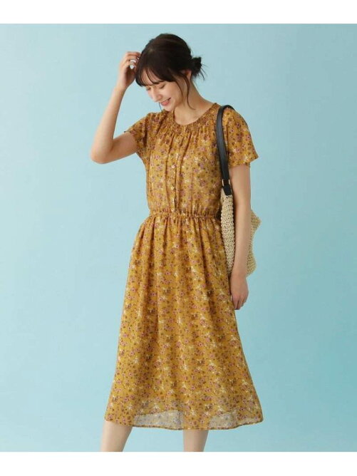 Shoo La Rue M L 花柄シフォンワンピース Rakuten Fashion 楽天ファッション 旧楽天ブランドアベニュー Au0430