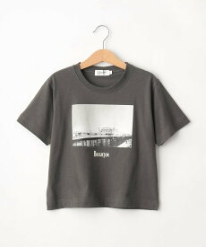 Dessin 【リンクコーデ】フォトプリントTシャツ デッサン トップス カットソー・Tシャツ ホワイト グレー