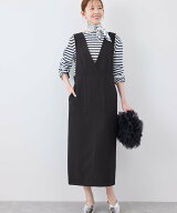 ROPE' PICNIC デザインポケットジャンパースカート ロペピクニック ワンピース・ドレス ジャンパースカー…