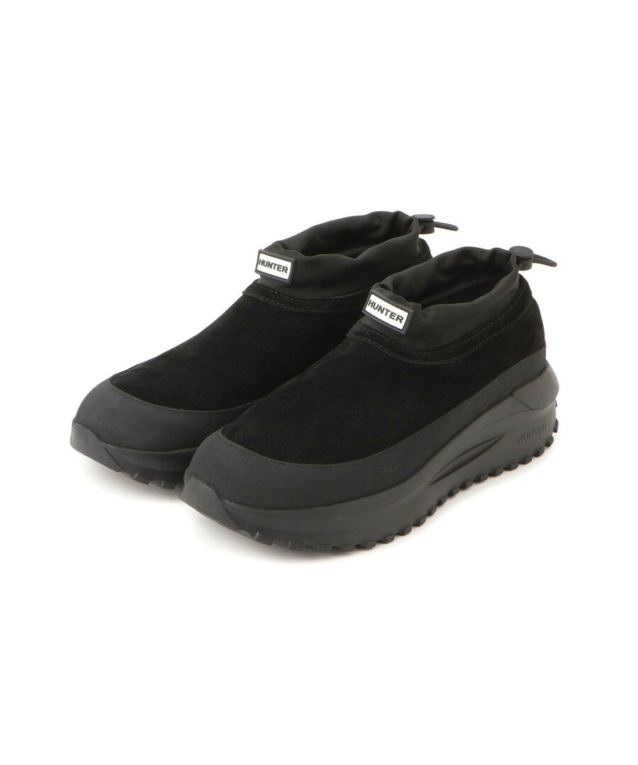 ADAM ET ROPE' FEMME 【HUNTER for ADAM ET ROPE'】別注 TRAVEL FLOW SUEDE TRAINER アダムエロペ シューズ・靴 スニーカー ホワイト ブラック【送料無料】 - メイン画像 16