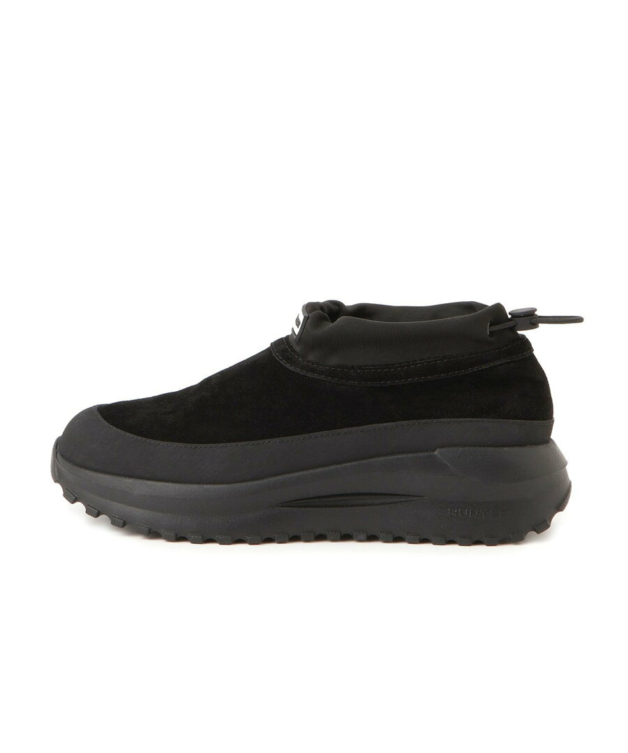 ADAM ET ROPE' FEMME 【HUNTER for ADAM ET ROPE'】別注 TRAVEL FLOW SUEDE TRAINER アダムエロペ シューズ・靴 スニーカー ホワイト ブラック【送料無料】 - メイン画像 17