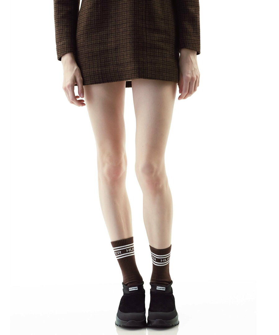 ADAM ET ROPE' FEMME 【HUNTER for ADAM ET ROPE'】別注 TRAVEL FLOW SUEDE TRAINER アダムエロペ シューズ・靴 スニーカー ホワイト ブラック【送料無料】 - メイン画像 5