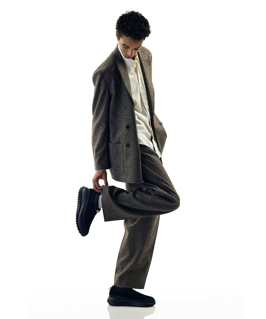 ADAM ET ROPE' FEMME 【HUNTER for ADAM ET ROPE'】別注 TRAVEL FLOW SUEDE TRAINER アダムエロペ シューズ・靴 スニーカー ホワイト ブラック【送料無料】 - メイン画像 8