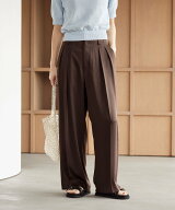 BEAUTY&YOUTH UNITED ARROWS ポリエステル ドレープ 2タック ワイドパンツ ウォッシャブル ビューティー…