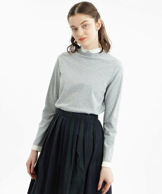 MACKINTOSH PHILOSOPHY WOMEN Cleric Collar Knit ロングスリーブプルオーバー マッキントッシュ フィロソフィー トップス ニット レッド グレー ブラック ブルー ネイビー【送料無料】