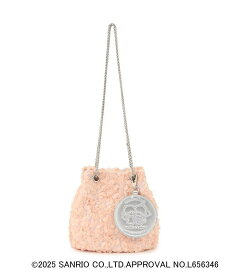 【SALE／40%OFF】OPAQUE.CLIP 【リトルツインスターズコラボ】キキ&ララ 2WAYスパンコール巾着ミニショルダーバッグ オペークドットクリップ バッグ ショルダーバッグ ホワイト ブラック ピンク ブルー