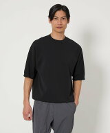 【SALE／50%OFF】UNITED ARROWS green label relaxing A+ リネンミックス ミラノ クルーネック 半袖 ニッ…