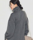 【予約で10%OFF】グレディブリリアン/Gready Brilliant/裏起毛衿ハーフジップワンピース