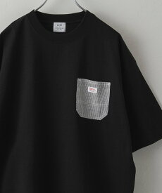 coen SMITH'S(スミス)別注ワークポケットTシャツ コーエン トップス カットソー・Tシャツ ホワイト ブラック グレー ブルー