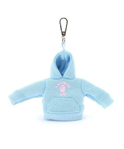 A BATHING APE COLLEGE PULLOVER HOODIE KEY CHAIN �A �x�C�V���O �G�C�v �t�@�b�V�����G�� �`���[���E�L�[�`�F�[�� �C�G���[ �s���N �u���[�y���������z