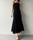 Louere イレヘム深スリットマーメイドキャミワンピース