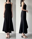Louere イレヘム深スリットマーメイドキャミワンピース