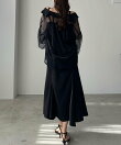 Louere イレヘム深スリットマーメイドキャミワンピース