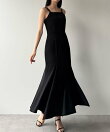 Louere イレヘム深スリットマーメイドキャミワンピース