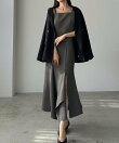 Louere イレヘム深スリットマーメイドキャミワンピース