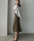Louere イレヘム深スリットマーメイドキャミワンピース