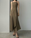 Louere イレヘム深スリットマーメイドキャミワンピース