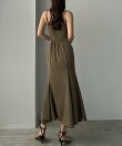 Louere イレヘム深スリットマーメイドキャミワンピース