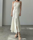 Louere イレヘム深スリットマーメイドキャミワンピース