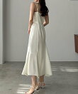 Louere イレヘム深スリットマーメイドキャミワンピース