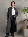 【SALE／28%OFF】DRAW long shirts onepiece タカキュー ワンピース・ドレス シャツワンピース グレー カーキグリーン…