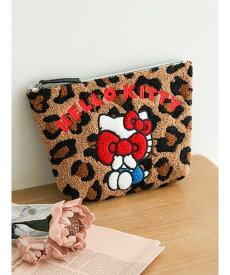 Ludic Park ハローキティヒョウ柄リボンポーチ ルディックパーク バッグ その他のバッグ