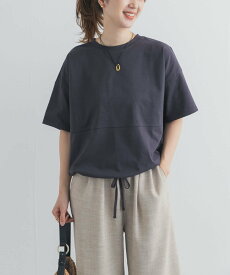 【SALE／20%OFF】URBAN RESEARCH DOORS ヘムドロストプルオーバー アーバンリサーチドアーズ トップス カットソー・Tシャツ ブルー ベージュ ホワイト グレー【送料無料】
