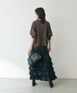 【2サイズ展開】カッセンフリルロングスカート