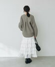 【2サイズ展開】カッセンフリルロングスカート