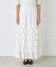 【2サイズ展開】カッセンフリルロングスカート