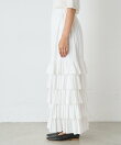 【2サイズ展開】カッセンフリルロングスカート