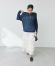 【2サイズ展開】カッセンフリルロングスカート