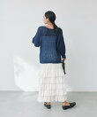 【2サイズ展開】カッセンフリルロングスカート