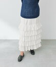 【2サイズ展開】カッセンフリルロングスカート