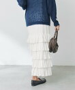 【2サイズ展開】カッセンフリルロングスカート