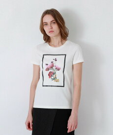 【SALE／30%OFF】LOVELESS nowartt プリント T ラブレス トップス カットソー・Tシャツ ホワイト ブラック【送料無料】