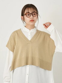 楽天市場 ニットベスト ブランドアースミュージック エコロジー レディースファッション の通販