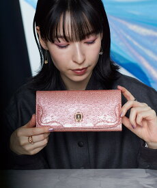 ANNA SUI ルーミー 口金フラップ長財布 クイーポ 財布・ポーチ・ケース 財布 ピンク ゴールド グリーン ネイビー パープル【送料無料】