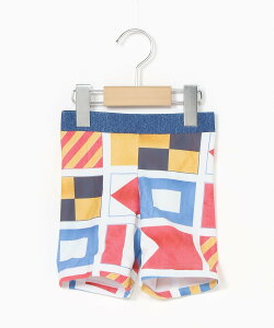 【SALE/50%OFF】OCEAN&GROUND OCEAN&GROUND/(K)BOY'S スイムショーツ オーシャンアンドグラウンド 水着・スイムグッズ 水着 レッド ベージュ ホワイト