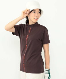 【SALE／60%OFF】BEAMS GOLF ORANGE LABEL 【1/11再値下げ】BEAMS GOLF ORANGE LABEL / センター タテロゴ モックネックシャツ ビームス ゴルフ トップス スウェット・トレーナー ブラウン ホワイト ブラック ピンク【送料無料】