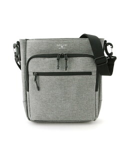 SQUALO WORKS CHSMBRAY SQUARE CROSS BAG �A�[���G�t�X�g�A �o�b�O �V�����_�[�o�b�O �u���b�N �O���[�y���������z