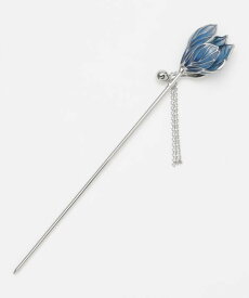 カヤ 【カヤ】蕾ほころび簪 アミナコレクション ヘアアクセサリー その他のヘアアクセサリー ブルー ピンク