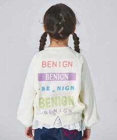 【SALE／50%OFF】pairmanon 【先行】【サラッとスウェット】ガールズ カラフル バックロゴ デザイントレーナー ペアマノン トップス スウェット・トレーナー ホワイト ブラウン ワインレッド グレー