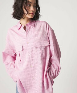 �ySALE�^30%OFF�zCITEN ��CITEN���X�g���C�v�V���c �V�e�� �g�b�v�X �V���c�E�u���E�X �u���[ �s���N �z���C�g�y���������z