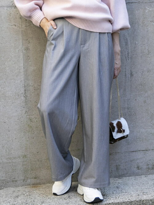 Vicky 手洗い可能 ダブルクロスワイドパンツ Rakuten Fashion 楽天ファッション 旧楽天ブランドアベニュー Bt3434