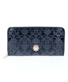 ANNA SUI ルーミー ラウンドファスナー長財布 クイーポ 財布・ポーチ・ケース 財布 パープル ピンク ゴールド グリーン ネイビー【送料無料】