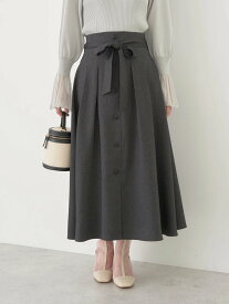 【SALE／30%OFF】earth music&ecology デニムライクスカート ロング/春/24SS アースミュージック&エコロジー スカート その他のスカート ブラック ブルー