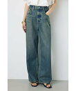 AZUL DENIM ハイウエストワイドデニム
